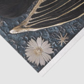 Gotische bruiloft Skelet Zeemeermin Schedel Decoup Tissuepapier (Detail)