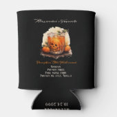 Gotische bruiloft Whimsigoth handtekening Drink zi Blikjeskoeler (Achterkant)