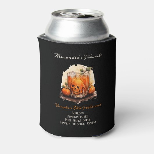 Gotische bruiloft Whimsigoth handtekening Drink zi Blikjeskoeler (Blikje Achterkant)