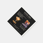 Gotische bruiloft Whimsigoth Signature Drinken Servet (Hoek)