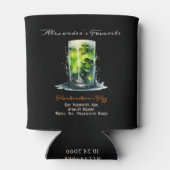 Gotische Bruiloft Whimsigoth Signature Drinken Tek Blikjeskoeler (Achterkant)