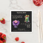 Gotische Bruiloft Whimsigoth Signature Drinken Tek Servet (Insitu)