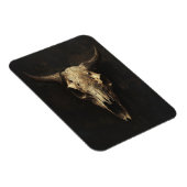 Gotische Bull Skull Decoupage Magneet (Rechterzijde)