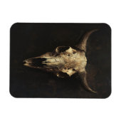 Gotische Bull Skull Decoupage Magneet (Horizontaal)