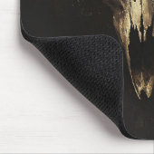 Gotische Bull Skull Decoupage Muismat (Hoek)