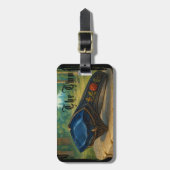 Gotische cadeau voor verloving bagagelabel (Voorkant verticaal)