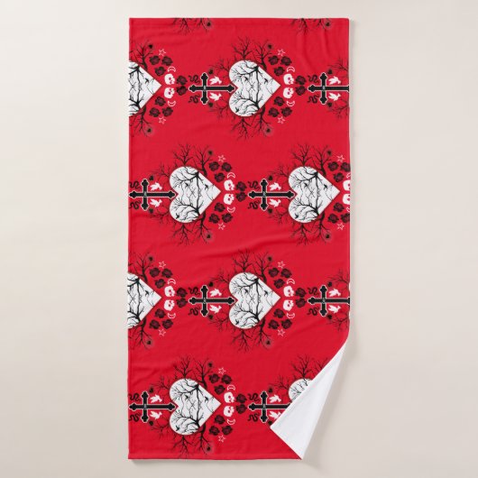 Gotische Cadeauaccessoires Badhanddoek (Badhanddoek)