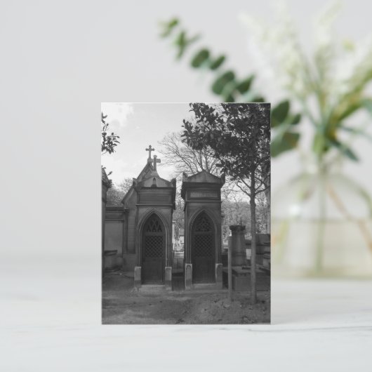 Gotische crypten briefkaart (Staand voorkant)