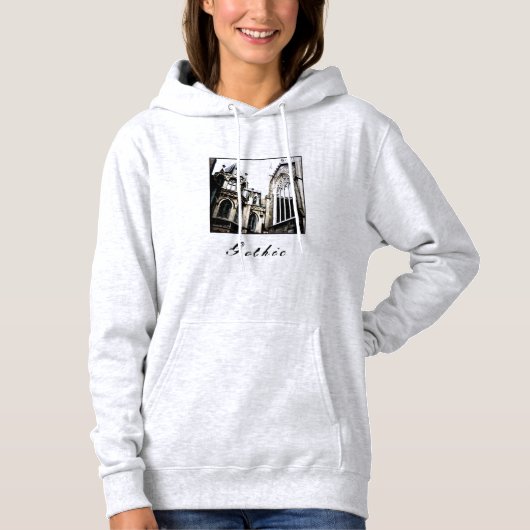 'Gotische' Dames Hoodie (Voorkant)