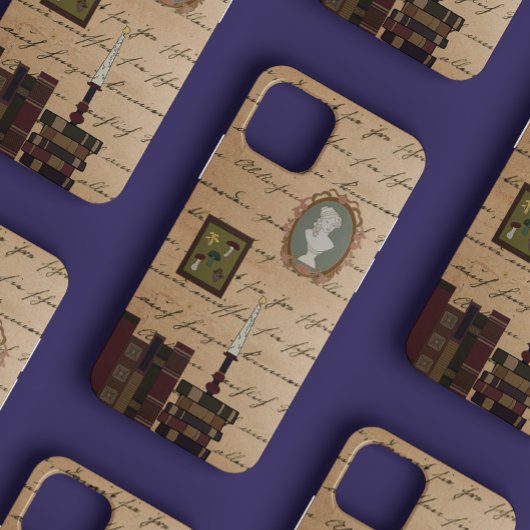 Gotische Dark Academia Collage iPhone Hoesje