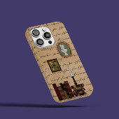 Gotische Dark Academia Collage iPhone Hoesje