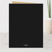  gotische Dark Beauty Crow Raven Red Roses Kaart (Achterkant)