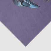 Gotische Decoupage Raven Bloemen Kleurrijk Tissuepapier (Detail)