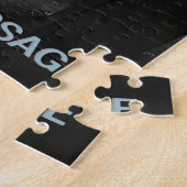Gotische donkere begraafplaats legpuzzel (Zijkant)