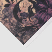 Gotische Donkere Kaart Decoupage Print Tissuepapier (Detail)