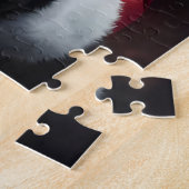 Gotische Donkere Kerstman Alternatieve Kerstmis Legpuzzel (Zijkant)