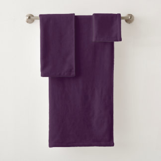 Gotische donkerpaars bad handdoek