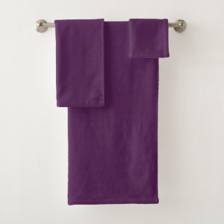 Gotische donkerpaars bad handdoek
