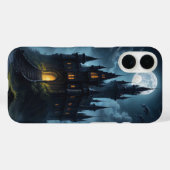 Gotische Dracula kasteel bij nith met maanbedekkin Case-Mate iPhone Case (Achterkant (horizontaal))