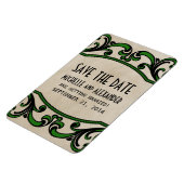 Gotische draden sparen de Magnetje van de Datum, G Magneet (Linkerzijde)