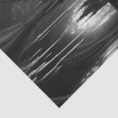 Gotische Drip: Zwart & Wit Kathedraal Decoupage Tissuepapier (Detail)