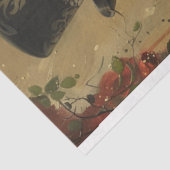 Gotische echtgenoot Vrouw Skelet Decoupage Tissuepapier (Detail)