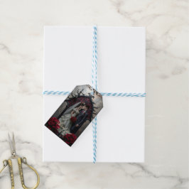 Gotische eeuwige liefde  cadeaulabel
