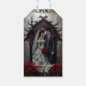 Gotische eeuwige liefde  cadeaulabel (Voorkant)