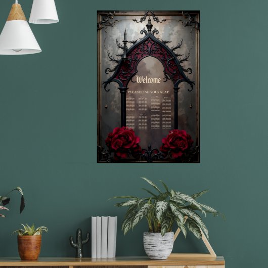 Gotische eeuwige liefde  poster (Woonkamer 1)