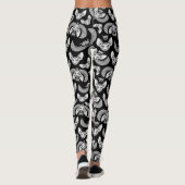 Gotische Egyptische Spinx Kat Tomb Kat Leggings (Achterkant)