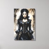 Gotische elegantie canvas afdruk (Voorkant)