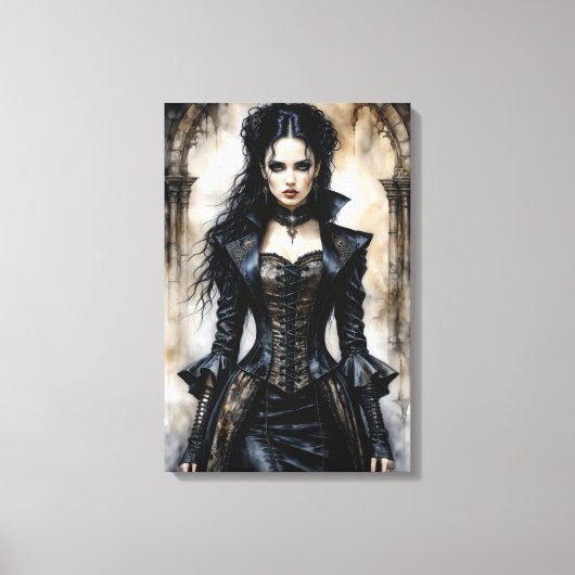 Gotische elegantie canvas afdruk (Voorkant)