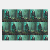 Gotische elegantie - drie Design Inpakpapier Vel (Voorkant)