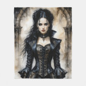 Gotische elegantie fleece deken (Voorkant)