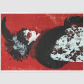 Gotische Elegantie Hoge Mode Decoupage Tissuepapier (Voorkant)