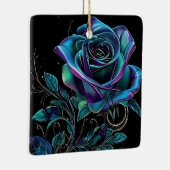 Gotische Elegantie Kerstmis Keramisch Ornament (Rechts)