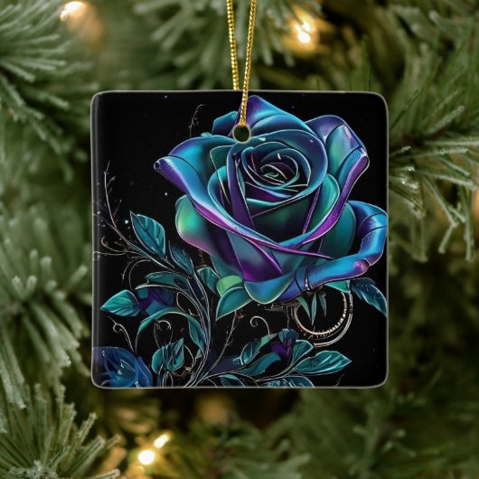 Gotische Elegantie Kerstmis Keramisch Ornament (Boom)