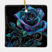 Gotische Elegantie Kerstmis Keramisch Ornament (Voorkant)