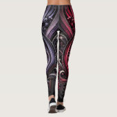 Gotische elegantie Leggings van volledige lengte (Achterkant)