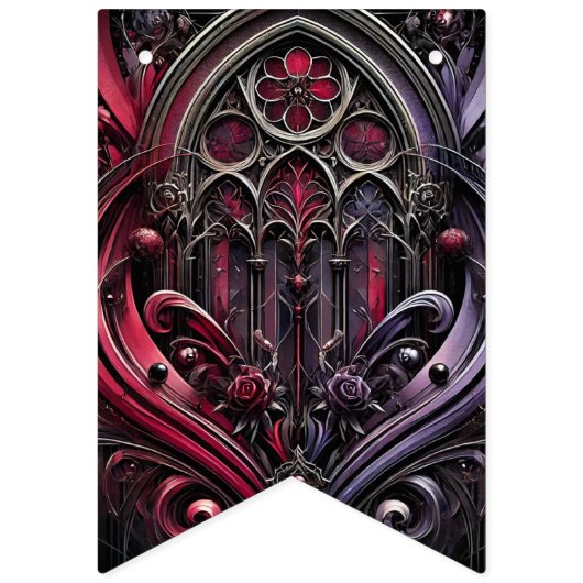 Gotische Elegantie Slinger Vlag Vlaggetjes (Tweede vlag)