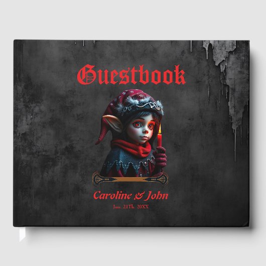 Gotische elfenmagie onder de volle maan. gastenboek (Voorkant)