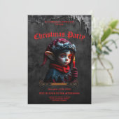 Gotische elfenmagie onder de volle maan. kaart (Staand voorkant)