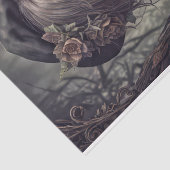 Gotische Engel: Andymik - Decoupage - Tissuepapier (Detail)