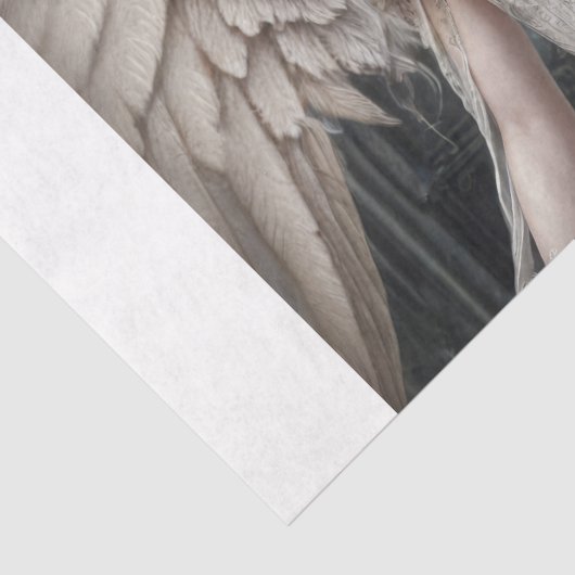 Gotische Engel: Britney - Decoupage - Tissuepapier (Detail)