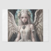 Gotische Engel: Britney - Decoupage - Tissuepapier (Voorkant)