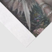 Gotische Engel: Lise - Decoupage - Tissuepapier (Detail)