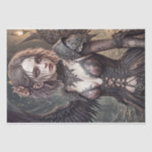 Gotische Engel: Michelle - Decoupage - Tissuepapier (Voorkant)