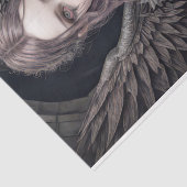 Gotische Engel: Sophia - Decoupage - Tissuepapier (Detail)