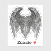 Gotische engel vleugels waterdicht sticker (Vel)