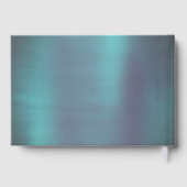 Gotische Fairy Blauwgroen jurk | Deep Midnight Gre Gastenboek (Achterkant)